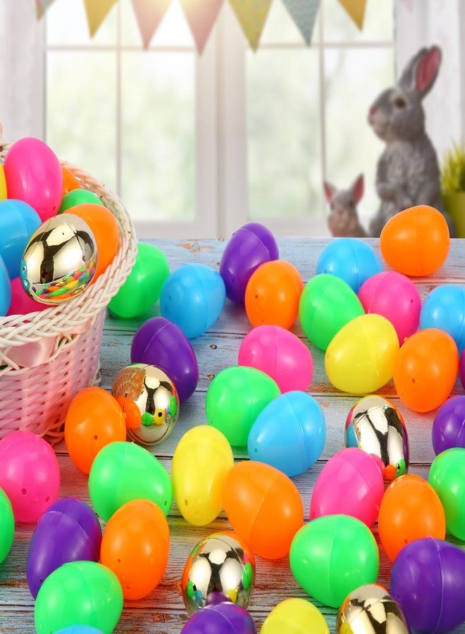 أباكوكو، 300 بيضة عيد الفصح، بيض بلاستيكي بألوان زاهية متنوعة، 2.35 بوصة، مثالي للبحث عن بيض عيد الفصح، والزينة، وحشو السلال. - Image 4
